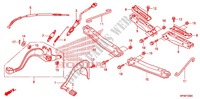 PEDALE   REPOSE PIED pour Honda FOURTRAX 420 RANCHER 4X4 Electric Shift CAMO de 2012