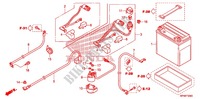 BATTERIE pour Honda FOURTRAX 420 RANCHER 4X4 PS de 2012