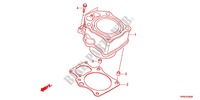 CYLINDRE pour Honda FOURTRAX 420 RANCHER 4X4 PS RED de 2012