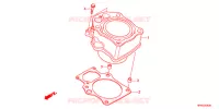 CYLINDRE pour Honda FOURTRAX 420 RANCHER 2X4 Electric Shift de 2012