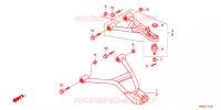 TRIANGLES AVANT (2WD) pour Honda FOURTRAX 420 RANCHER 2X4 Electric Shift de 2012