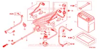 BATTERIE pour Honda FOURTRAX 420 RANCHER 2X4 BASE de 2012