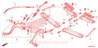 PEDALE   REPOSE PIED pour Honda FOURTRAX 420 RANCHER 2X4 BASE de 2012