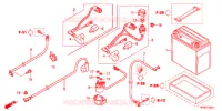 BATTERIE pour Honda FOURTRAX 420 RANCHER 2X4 BASE de 2012