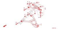 TRIANGLES AVANT (2WD) pour Honda FOURTRAX 420 RANCHER 2X4 BASE de 2012