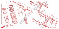 AMORTISSEUR ARRIERE pour Honda TRX 450 R SPORTRAX Electric Start de 2012