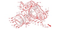 COUVERCLE DE CARTER MOTEUR DROIT pour Honda TRX 450 R SPORTRAX Electric Start de 2012