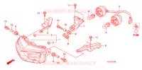 PHARE pour Honda TRX 450 R SPORTRAX Electric Start de 2012