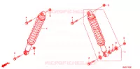 AMORTISSEUR AVANT pour Honda FOURTRAX 500 FOREMAN RUBICON Hydrostatic de 2012