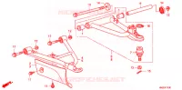 TRIANGLES AVANT pour Honda FOURTRAX 500 FOREMAN RUBICON Hydrostatic de 2012