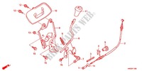 LEVIER DE SELECTION pour Honda FOURTRAX 500 FOREMAN 4X4 Electric Shift de 2012
