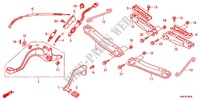 PEDALE   REPOSE PIED pour Honda FOURTRAX 500 FOREMAN 4X4 Electric Shift de 2012