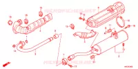 SILENCIEUX D'ECHAPPEMENT pour Honda FOURTRAX 500 FOREMAN 4X4 de 2012