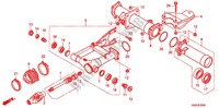 BRAS OSCILLANT pour Honda FOURTRAX 500 FOREMAN RUBICON Power Steering de 2012