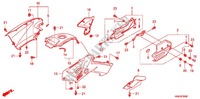 CARENAGE ARRIERE pour Honda FOURTRAX 500 FOREMAN RUBICON Power Steering de 2012