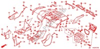 GARDE BOUE ARRIERE pour Honda FOURTRAX 500 FOREMAN RUBICON Power Steering de 2012