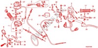 LEVIER DE GUIDON   CABLE   COMMODO pour Honda FOURTRAX 500 FOREMAN RUBICON Power Steering de 2012