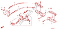 PEDALE   REPOSE PIED pour Honda FOURTRAX 500 FOREMAN RUBICON Power Steering de 2012
