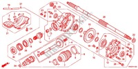 ENGRENAGE FINAL ARRIERE pour Honda FOURTRAX 500 FOREMAN 4X4 Electric Shift, Power Steering de 2012