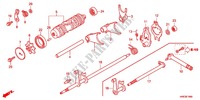 BARILLET   FOURCHETTES DE SELECTION pour Honda FOURTRAX 500 FOREMAN 4X4 Power Steering de 2012