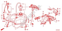 RESERVOIR A CARBURANT pour Honda FOURTRAX 420 RANCHER 4X4 PS CAMO de 2012