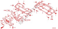 SUPPORT pour Honda FOURTRAX 500 FOREMAN 4X4 Power Steering de 2012