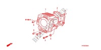 CYLINDRE pour Honda SPORTRAX TRX 90 de 2012