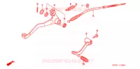 PEDALE pour Honda SPORTRAX TRX 90 de 2012