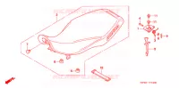 SELLE pour Honda SPORTRAX TRX 90 de 2012