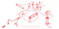 BATTERIE pour Honda VFR 1200 F de 2012