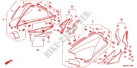 CAPOT DE RESERVOIR   GARDE BOUE AVANT pour Honda VFR 1200 F de 2012