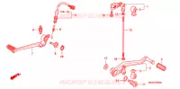 PEDALE pour Honda VFR 1200 F de 2012