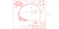 TOP CASE 45L TITANIUM BLADE pour Honda VFR 1200 F de 2012