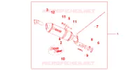 SILENCIEUX TITANE pour Honda VFR 1200 F de 2012