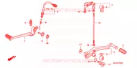 PEDALE pour Honda VFR 1200 F de 2012