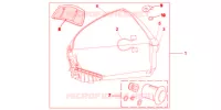 TOP CASE 45L DARKNESS BLACK pour Honda VFR 1200 DCT de 2012