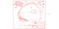 TOP CASE 45L TITANIUM BLADE pour Honda VFR 1200 DCT de 2012