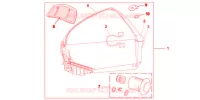 TOP CASE 45L TITANIUM BLADE pour Honda VFR 1200 DCT de 2012