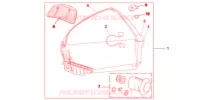 TOP CASE 45L TITANIUM BLADE pour Honda VFR 1200 DCT de 2012