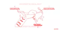 AUTOCOLLANTS pour Honda VFR 1200 DCT de 2012