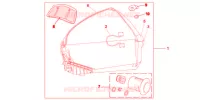TOP CASE 45L TAHITIAN BLUE pour Honda VFR 1200 DCT de 2012