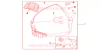 TOP CASE 45L TITANIUM BLADE pour Honda VFR 1200 DCT de 2012