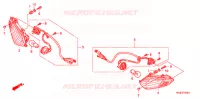 CLIGNOTANT pour Honda VFR 1200 DCT de 2012