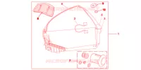TOP CASE 45L DARKNESS BLACK pour Honda VFR 1200 DCT de 2012