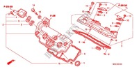 COUVRE CULASSE pour Honda VFR 1200 DCT de 2012