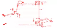 PEDALE pour Honda VFR 1200 DCT de 2012