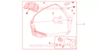 TOP CASE 45L DARKNESS BLACK pour Honda VFR 1200 DCT de 2012