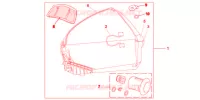 TOP CASE 45L TAHITIAN BLUE pour Honda VFR 1200 DCT de 2012