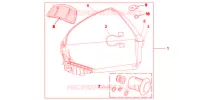 TOP CASE 45L TITANIUM BLADE pour Honda VFR 1200 DCT de 2012