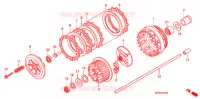EMBRAYAGE pour Honda VT 1300 C FURY ABS MATT BLACK de 2012